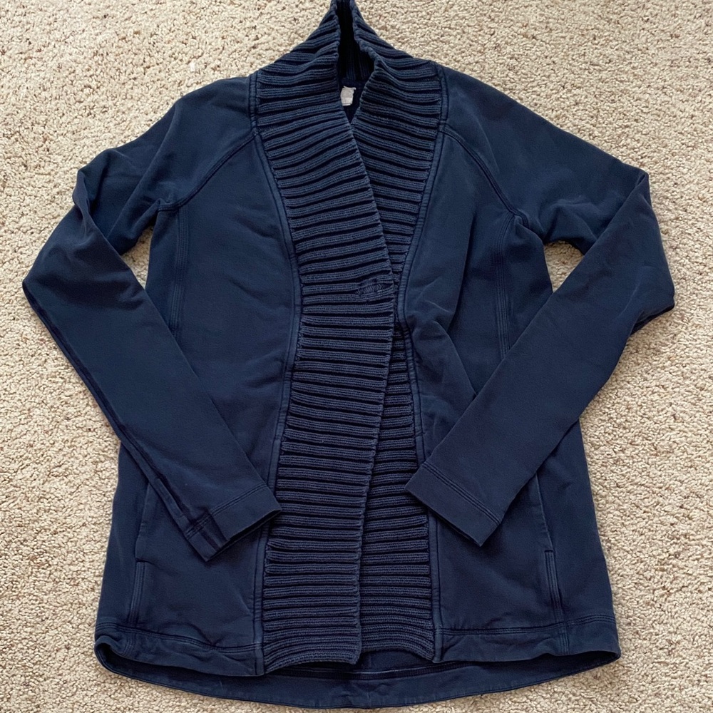 Lululemon Bliss Break Wrap Cardigan. Inkwell Navy. S.